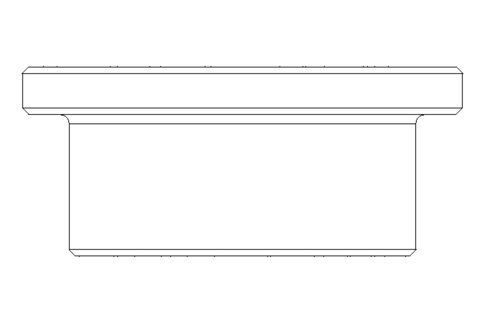 Plain bearing bush V 16x22x28x12x3