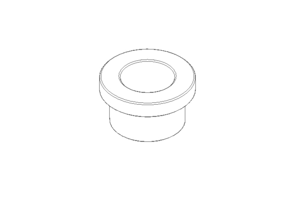 Plain bearing bush V 16x22x28x16x5