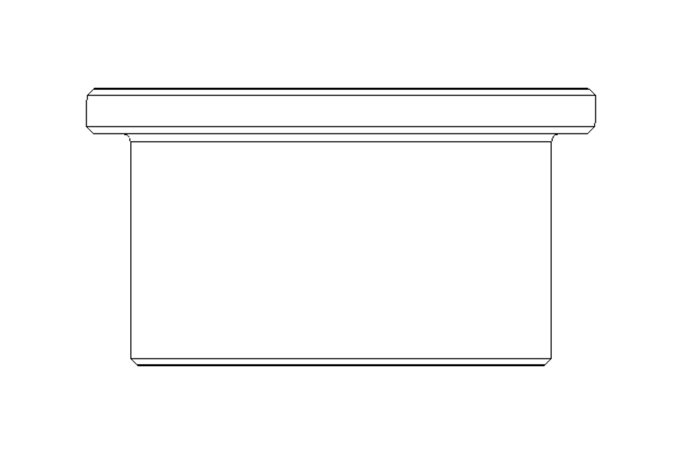 Plain bearing bush V 30x38x46x25x4