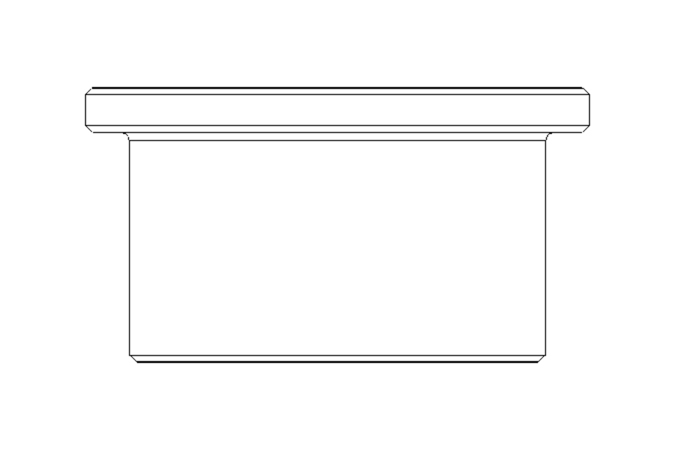 Plain bearing bush V 30x38x46x25x4