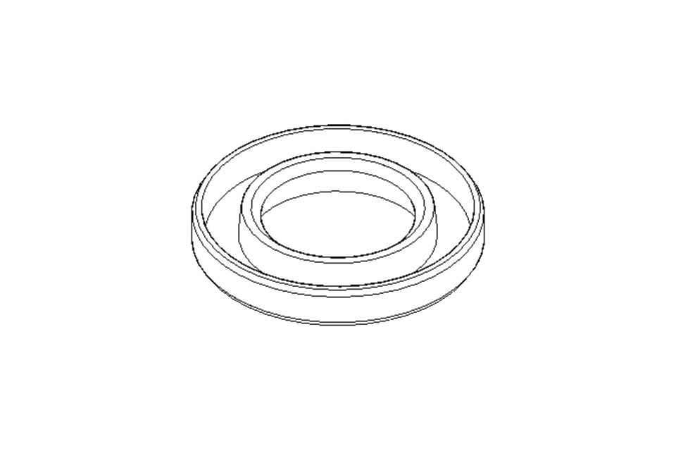 Shaft seal A 25x47x7 NBR DIN3760