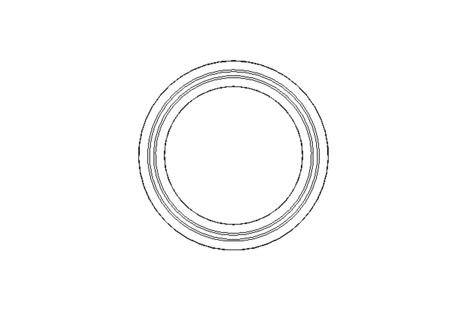 Grooved ring EMX 7.98x10.9x2.4 PTFE