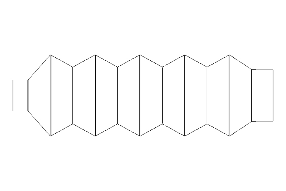 Soufflet L=65-350 d=25 D=43