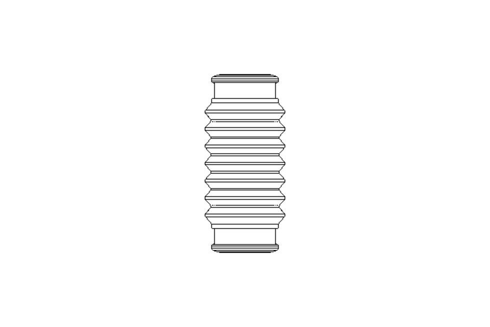 Rubber bellows L=35-82 d=35