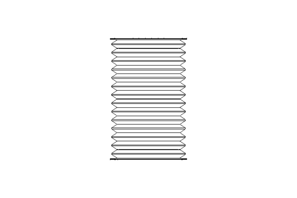 Rubber bellows L=60-460 d=190