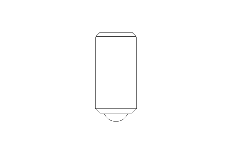 Spring-loaded pressure piece 1.4305