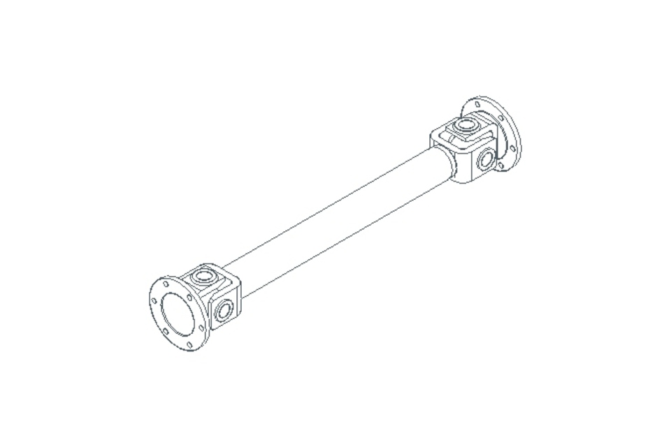 Universal joint shaft D=100 L1=560 L2=