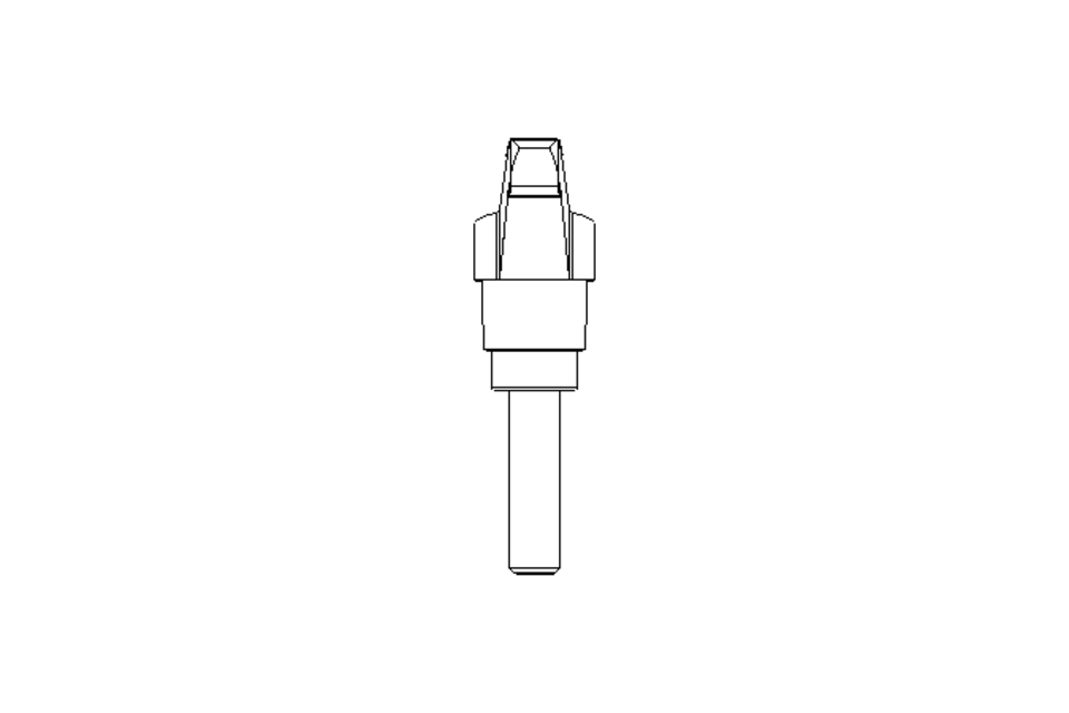 Clamping lever K adjustable M8x30