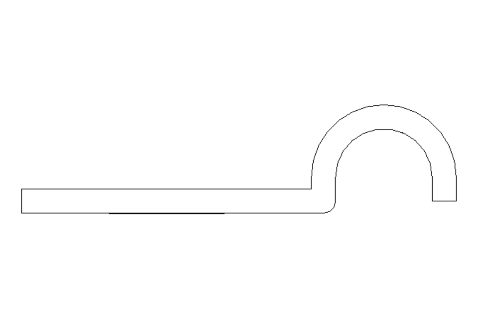 Pipe clamp D=4 B=10