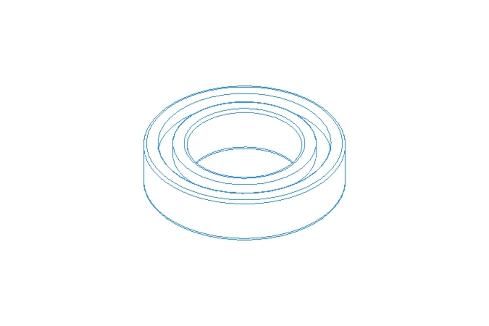 Deep groove ball bearing 61801 2RS 12x21