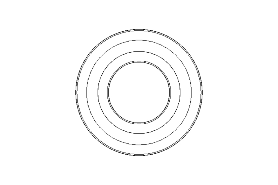 Roulem. rainuré à billes 6003 2RS 17x35