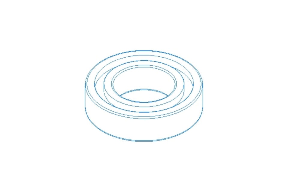 Deep groove ball bearing 6005 25x47x12