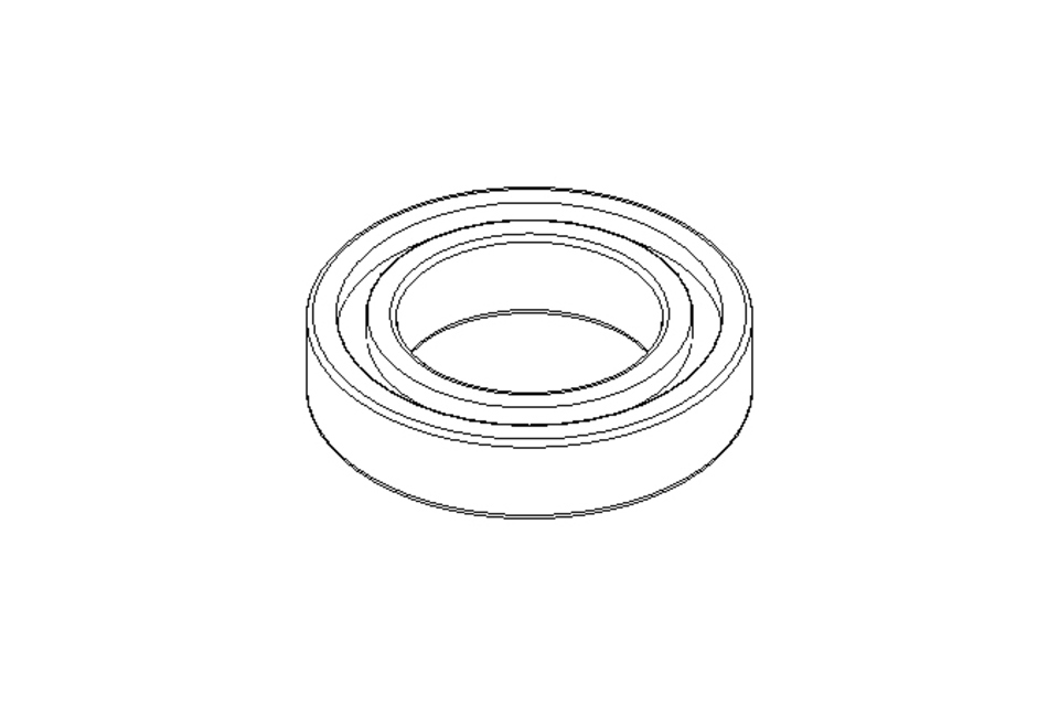 Rillenkugellager 6009 2RS 45x75x16