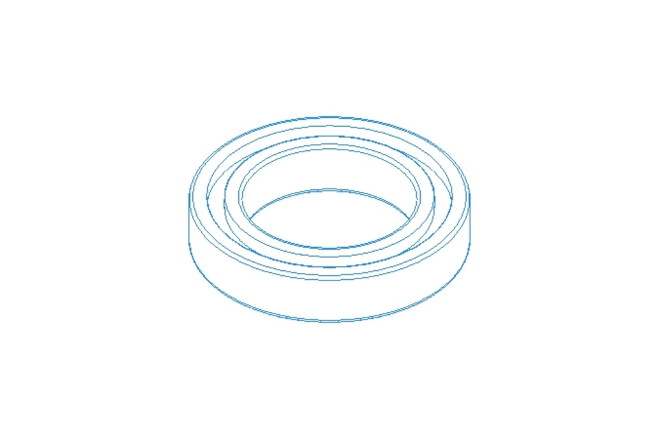 Deep groove ball bearing 6010 50x80x16