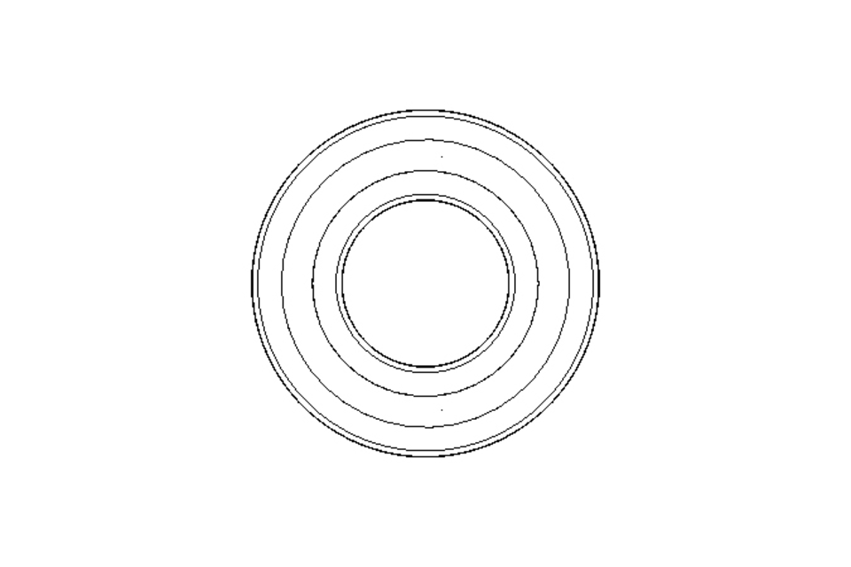 Deep groove ball bearing 6206 30x62x16