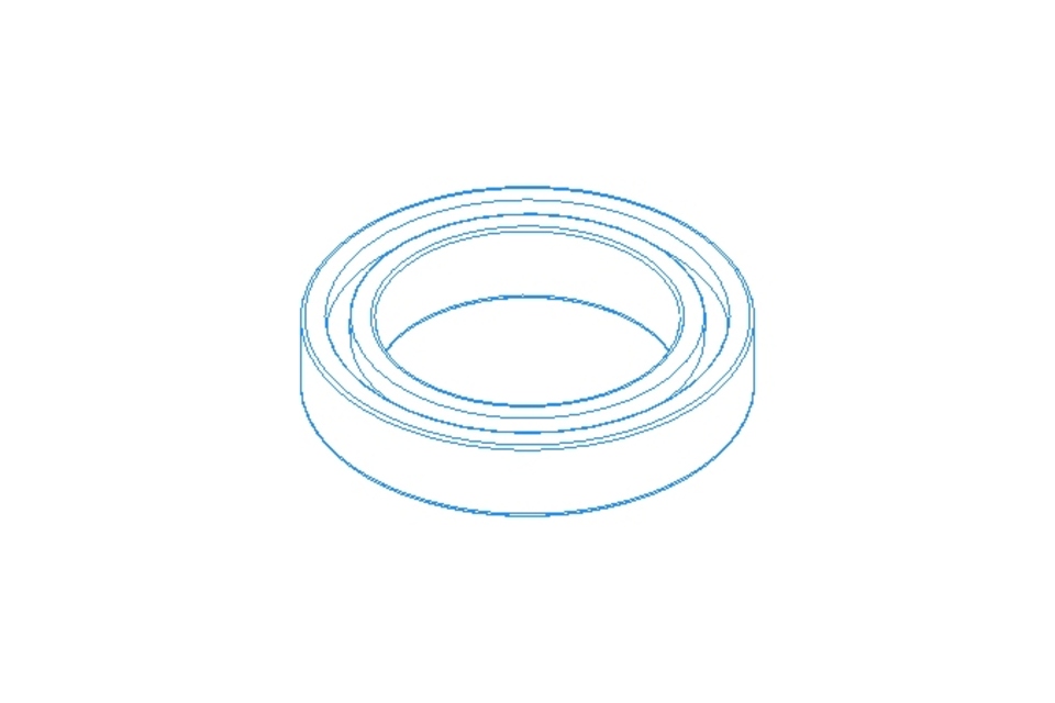 Cuscin.scanalato a sfera 61805 25x37x7