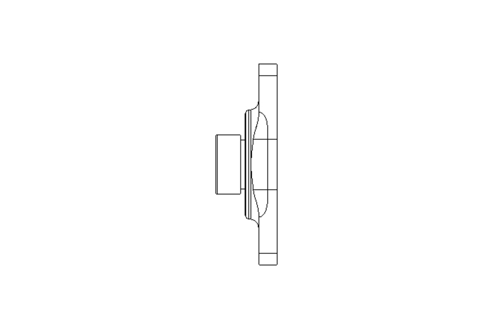 Mancal de flange PCFT 20x61x31