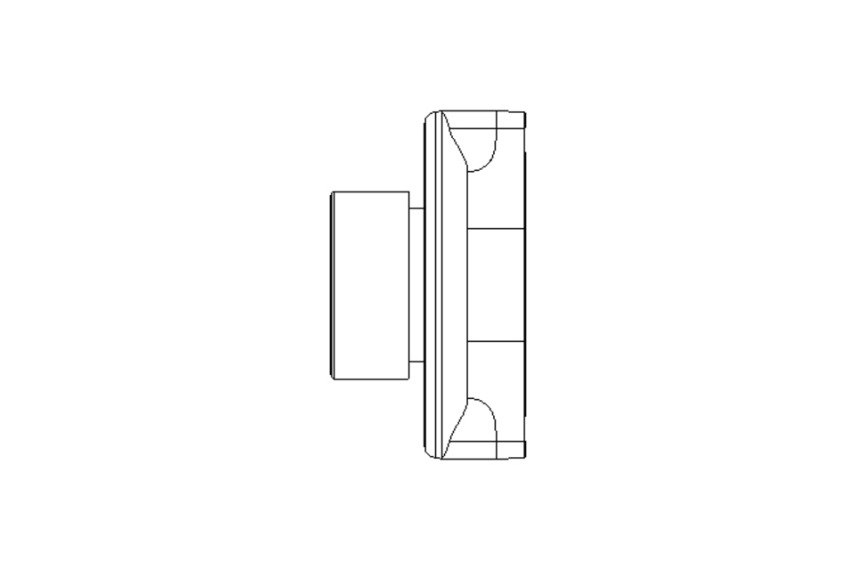 Mancal de flange PCFT 20x61x31