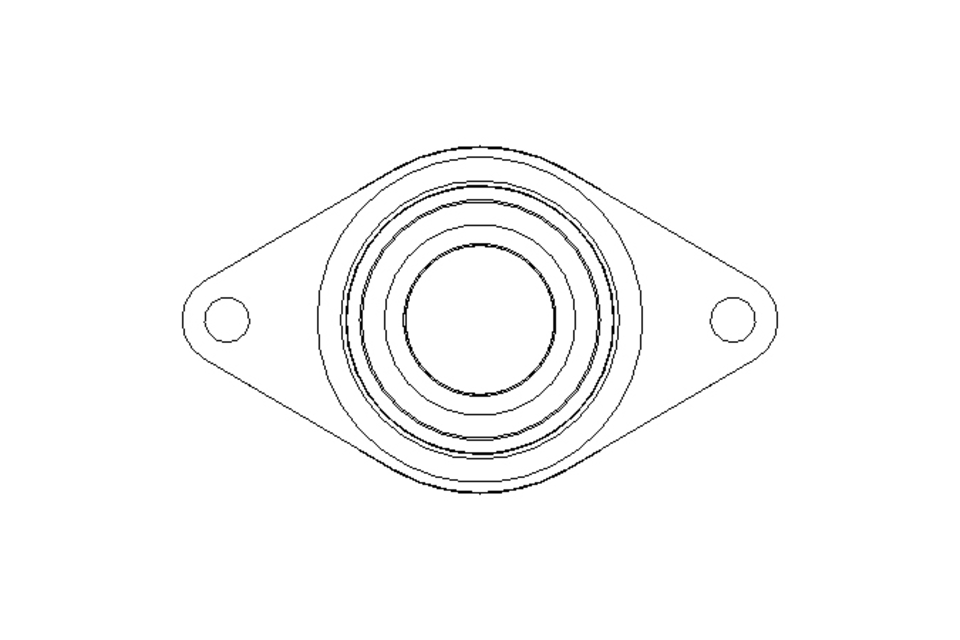 Flange bearing RCJTZ FA125.8 60x138x77.8