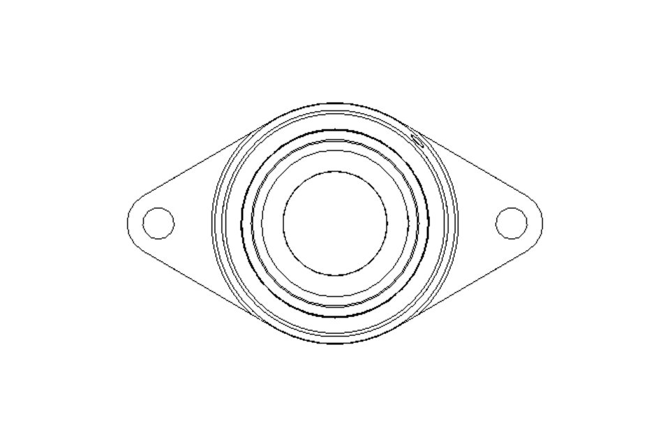 Flange bearing RCJTZ FA125.8 60x138x77.8