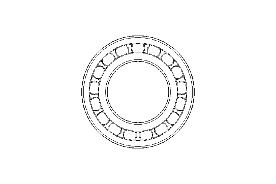 Cylindr. roller bearing NUP211 EC 55x100