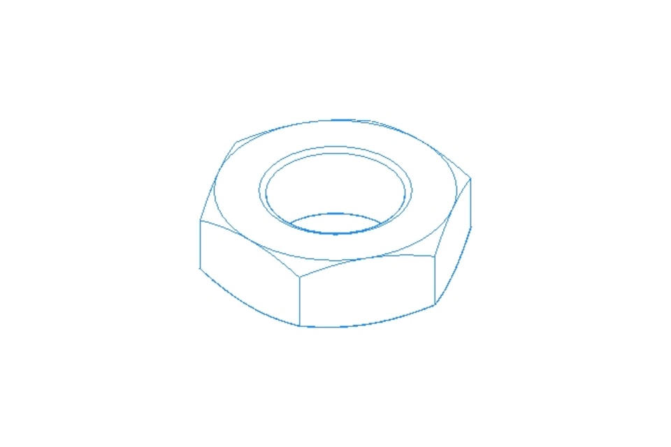 Hexagon nut M20 A2 DIN439