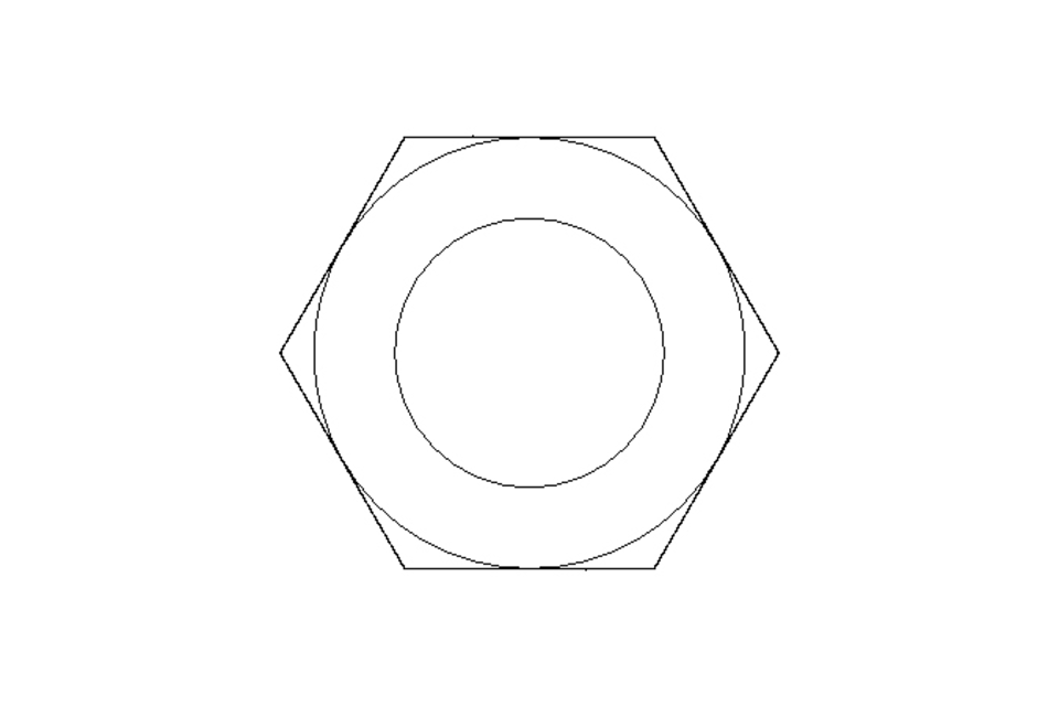 Hexagon nut M24x1.5 A2 DIN439