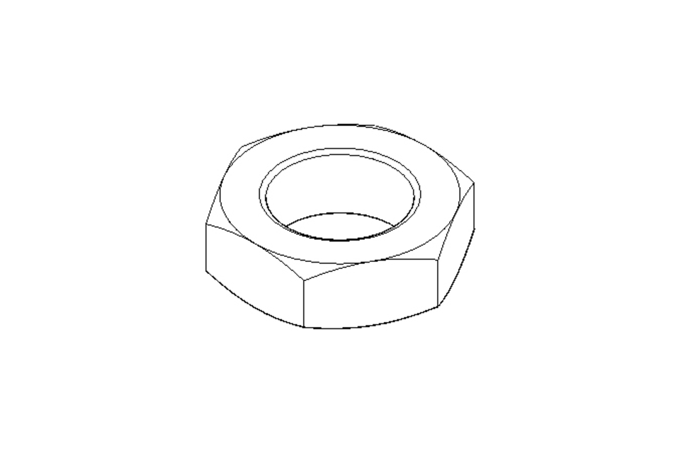 Hexagon nut M30x1.5 St-Zn DIN439