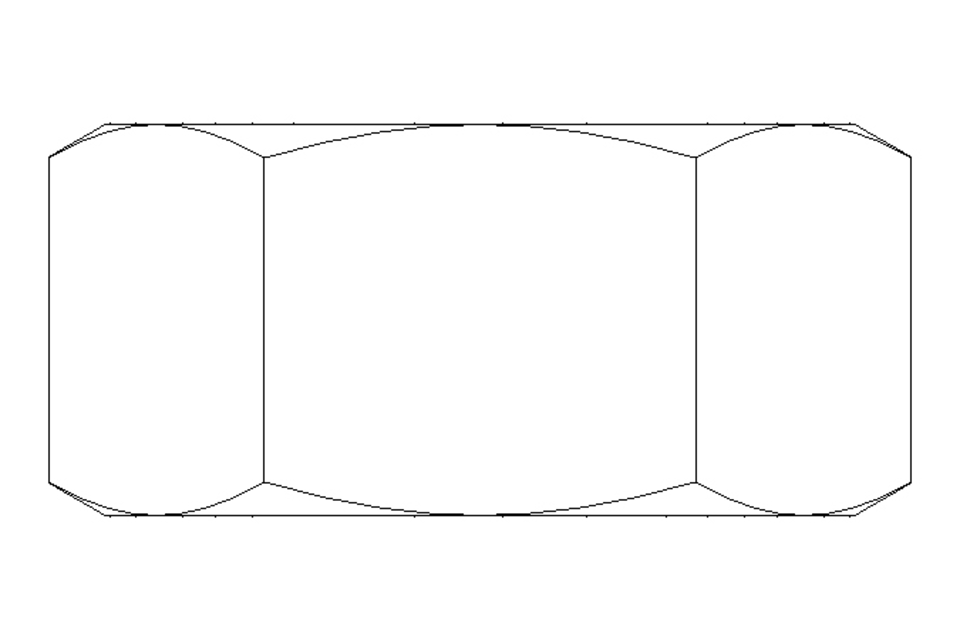 Sechskantmutter M8 St-Zn DIN934