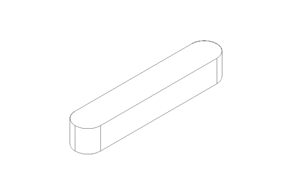 Linguetta di aggiustamen. DIN6885-1 A 45