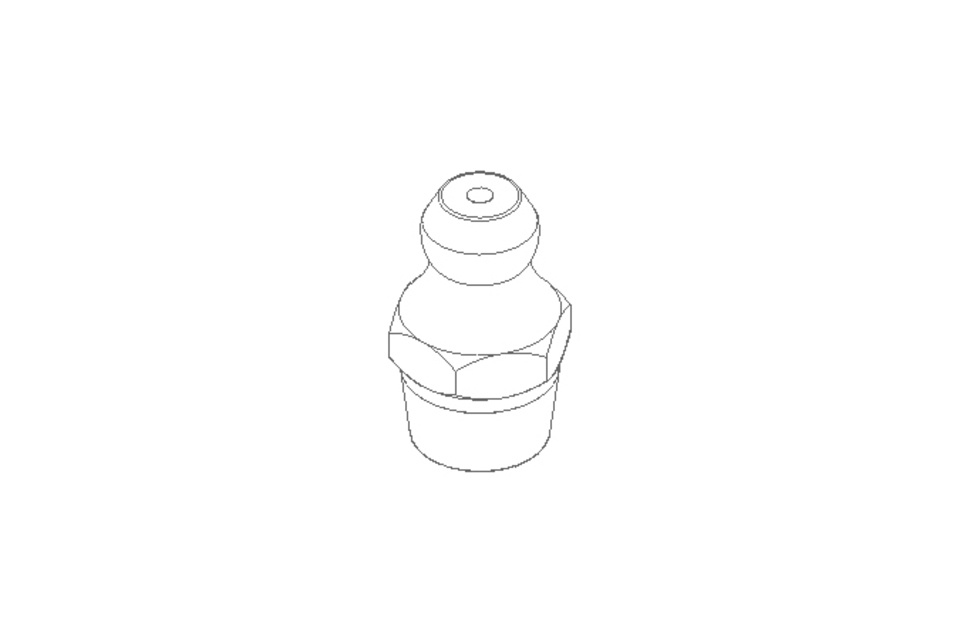 Grease fitting AM 8x1 DIN 71412