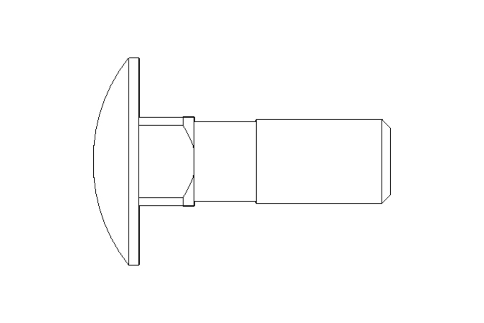 Pf cb oval r/q M10x30 DIN603