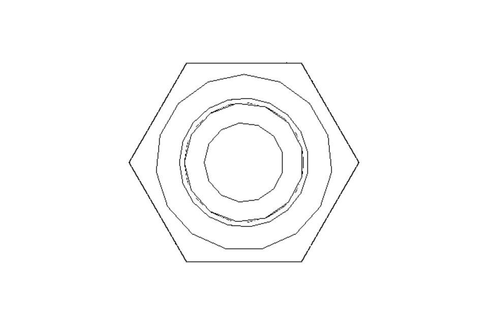 Hexagon screw M6x95 A2 70 ISO4014