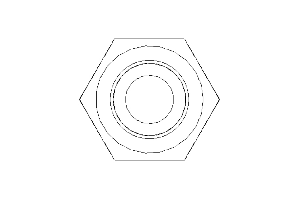 Hexagon screw M6x70 A2 70 ISO4017