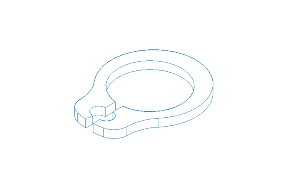 Anello di sicurezza 6x0,7 A2 DIN471