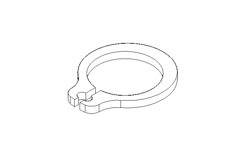 Tear-off ring 9x1 A2 DIN471