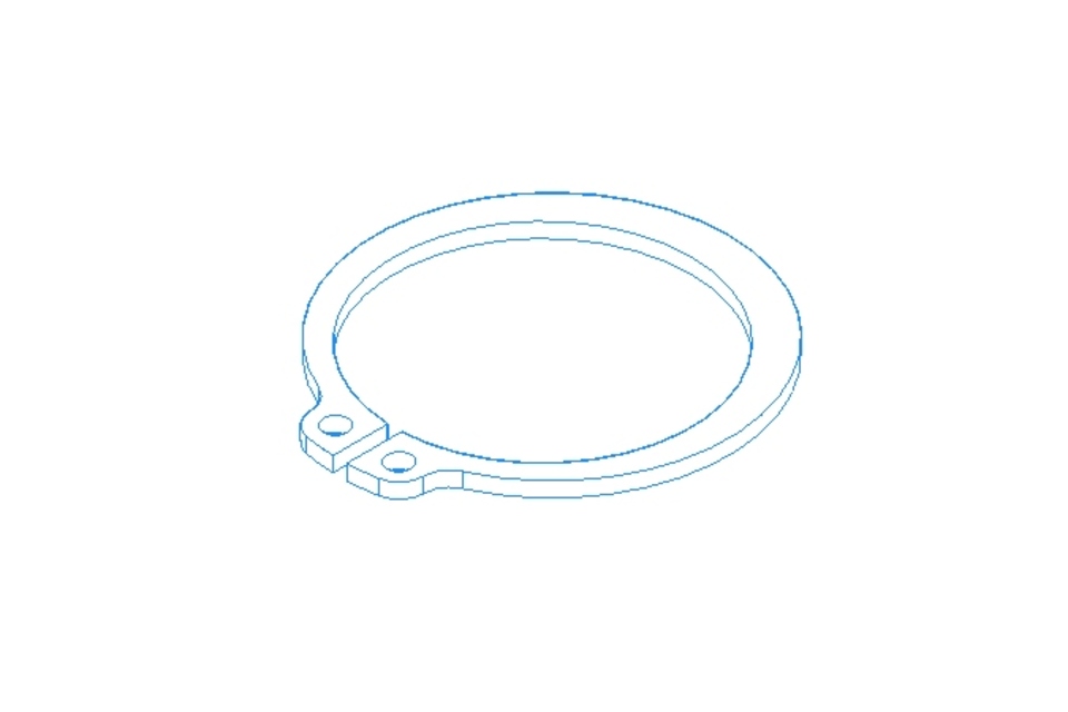 Tear-off ring 25x1.2 A2 DIN471