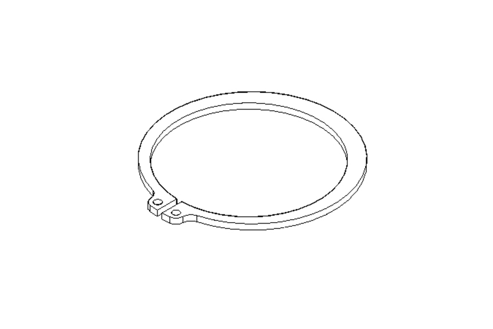 Tear-off ring 55x2 A2 DIN471