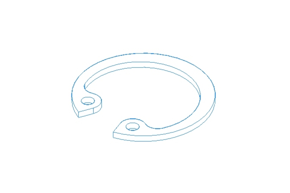 Tear-off ring 20x1 A2 DIN472