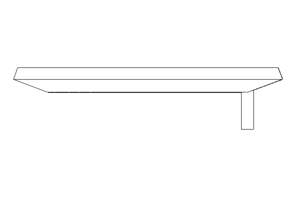 Locking bracket 8.4 A2 DIN432