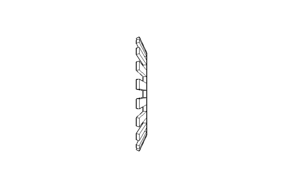 Locking bracket MB4 20x36 A2 DIN5406