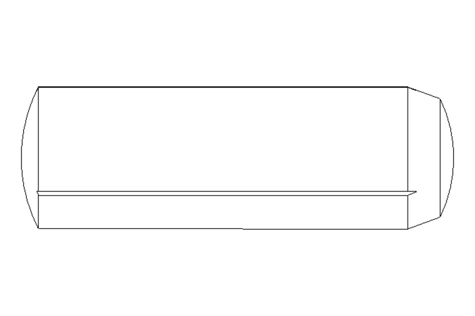Straight grooved pin ISO8740 5x16 A2