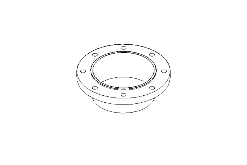 Steril-Flansch DN 125 Form V