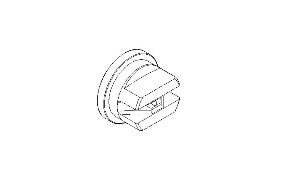 BLOWING NOZZLE WITH ELONGATED ORIFICE