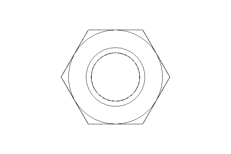 Écrou hexagonal M5 A2 DIN980