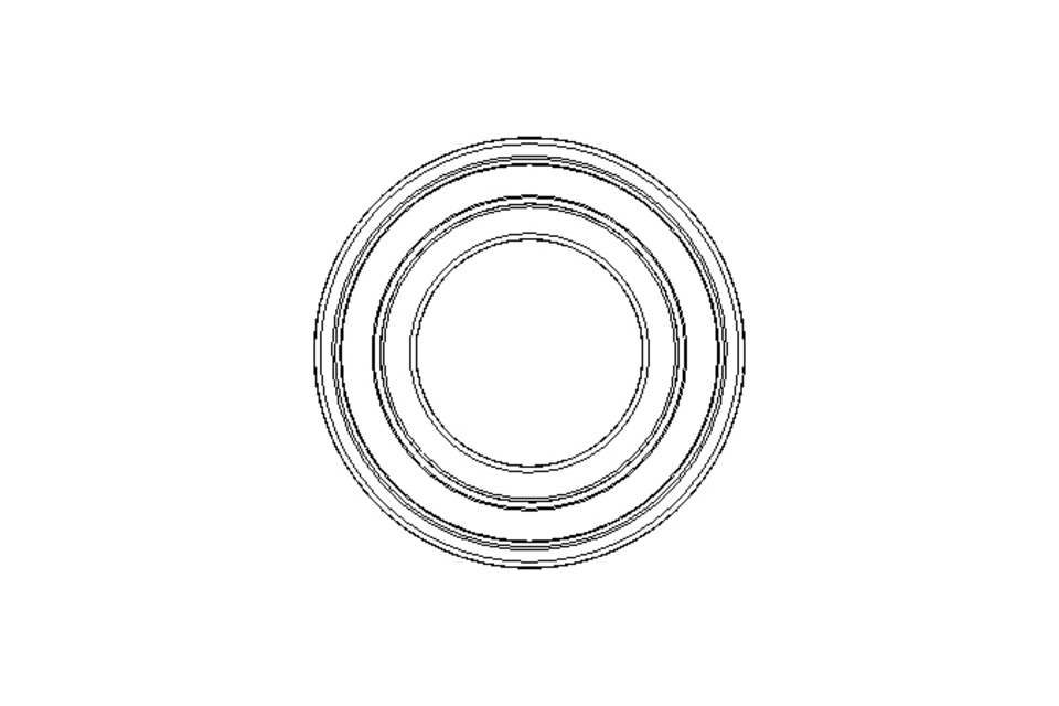 Deep groove ball bearing 6005 2RS 25x47