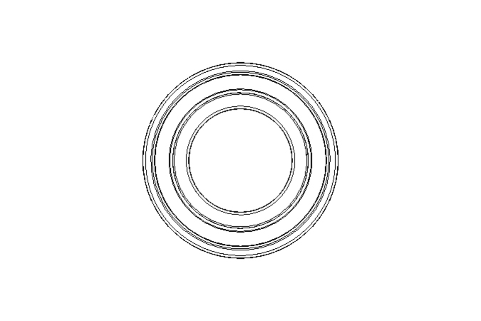 Deep groove ball bearing 6005 2RS 25x47