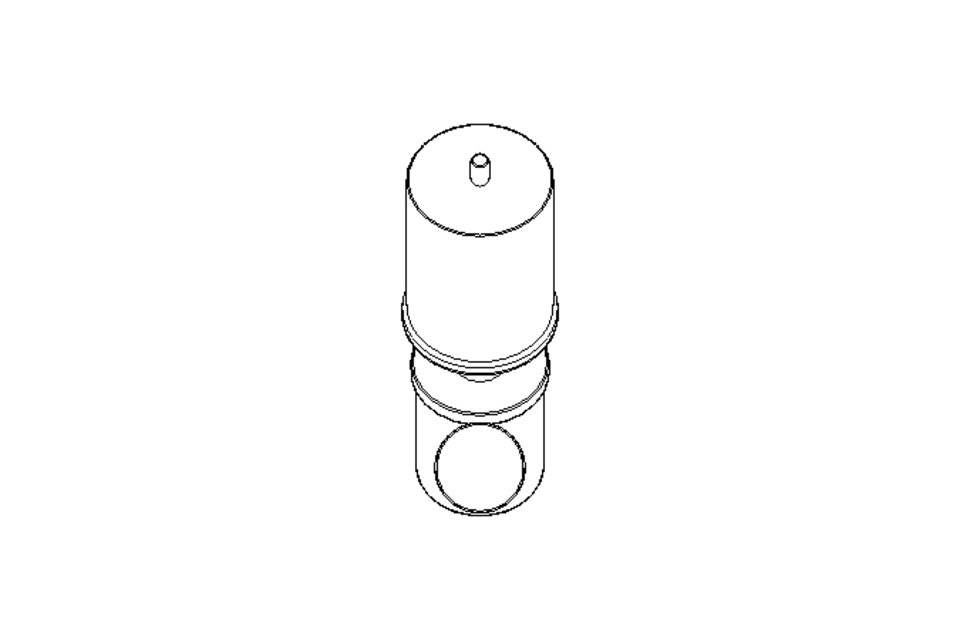 Angle seat valve DN 100