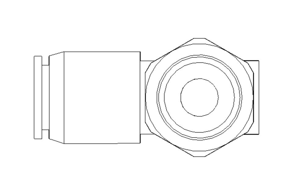 L PLUG-IN UNION QSRL-G1/4-8-K-SA