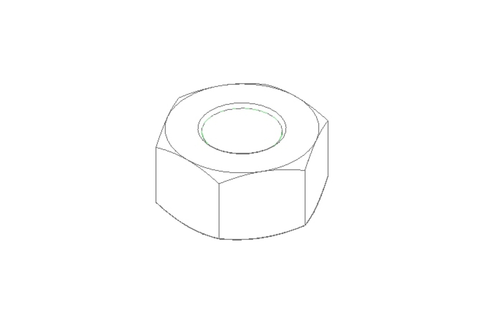 Hexagon nut M10 A2 DIN934